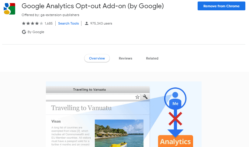Google Analytics Opt-out chrome