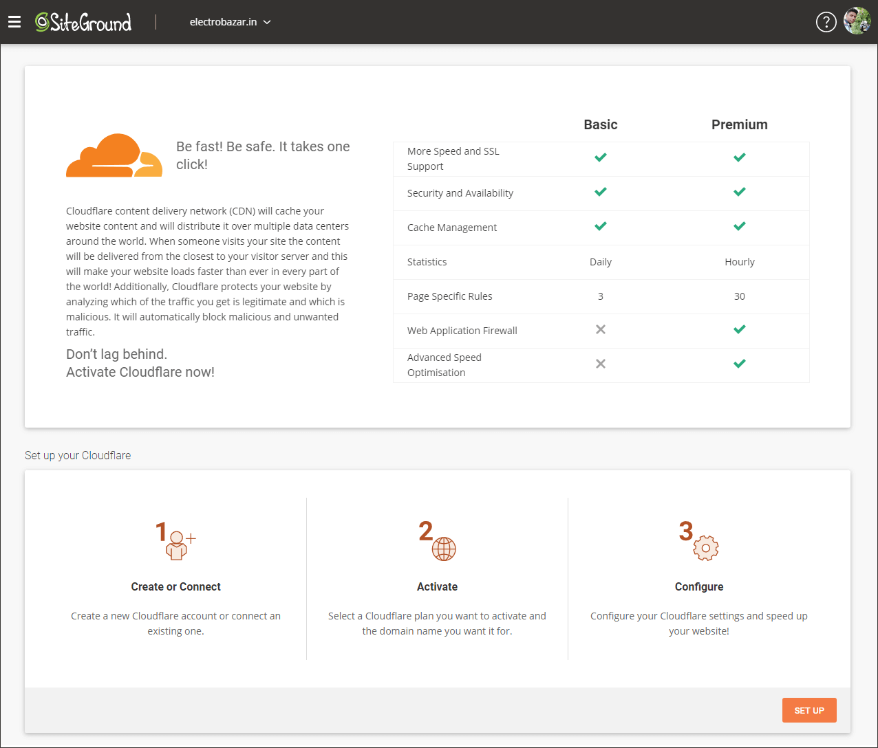 SiteGround CloudFlare CDN