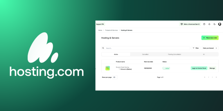 Hosting.com review feature image
