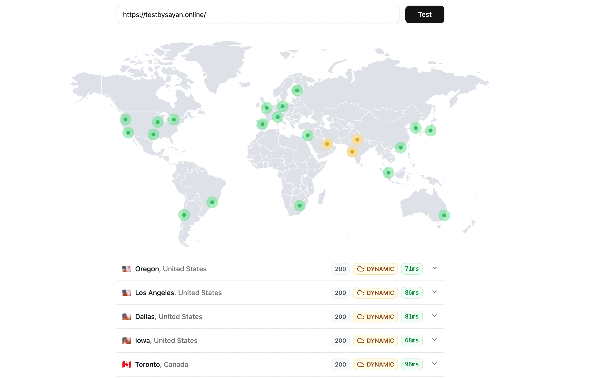 Liquid Web Cloudflare Enterprise ttfb result dynamic