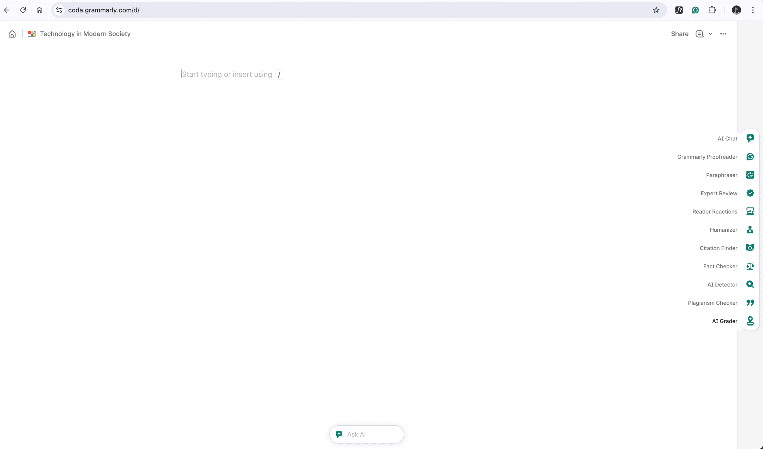Grammarly New Editor